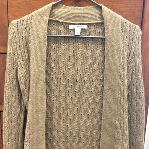 Banana Republic gold mohair cardigan XS